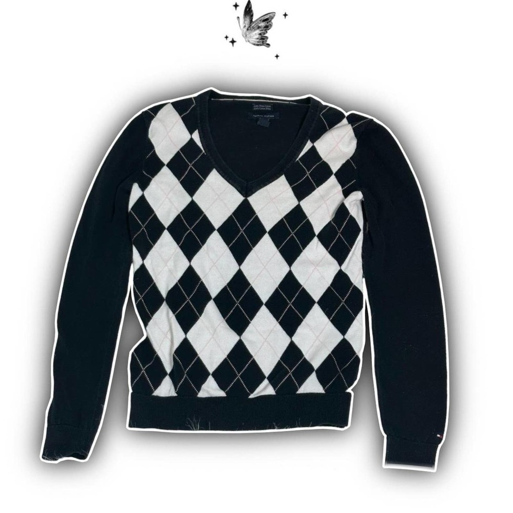 Tommy hilfiger argyle sweater add